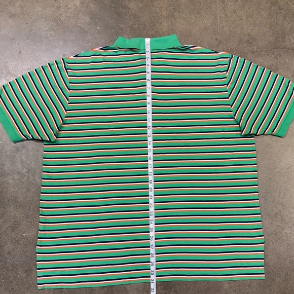 Polo Ralph Lauren Green Striped Polo Shirt - Picture 8 of 10